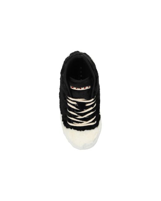Marni Black Teddy Sneakers for men