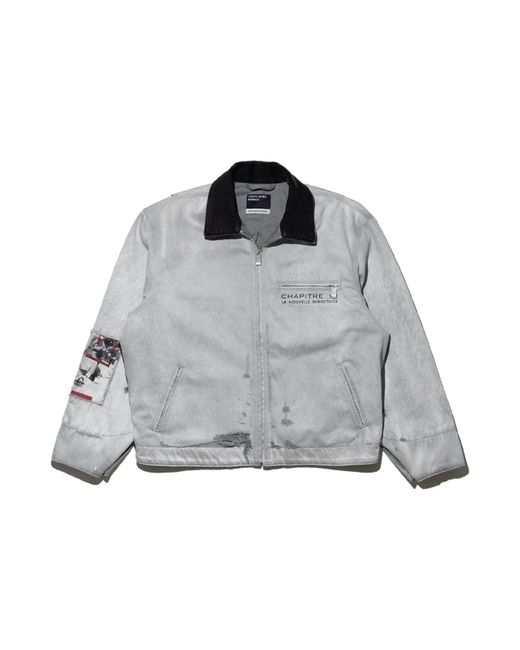 Enfants Riches Deprimes Gray Chapitre Xxi Moleskin Work Jacket for men