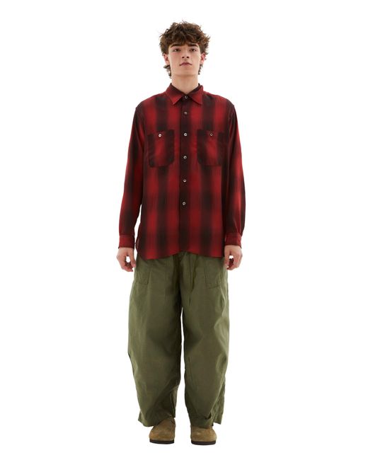 Needles Red Work Shirt for men