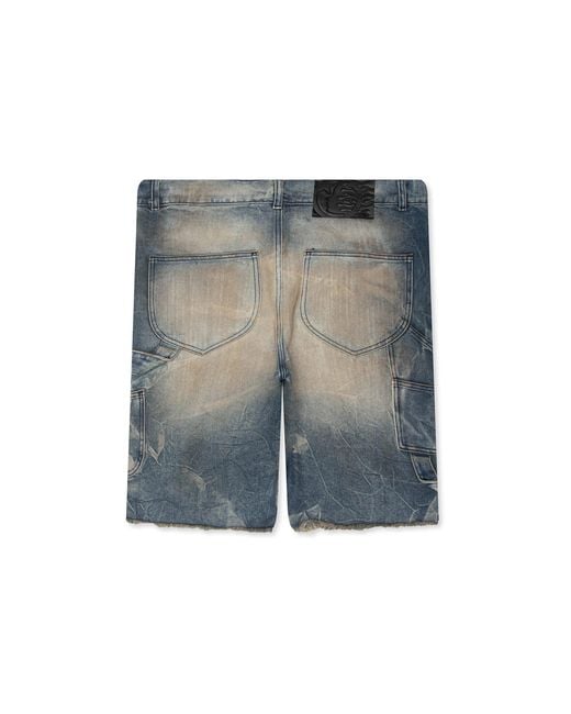 HELLSTAR Blue Carpenter Jorts for men