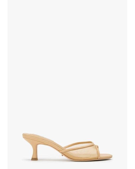 Tony Bianco White Rancher Wheat Nylon/Wheat Dress Sandal