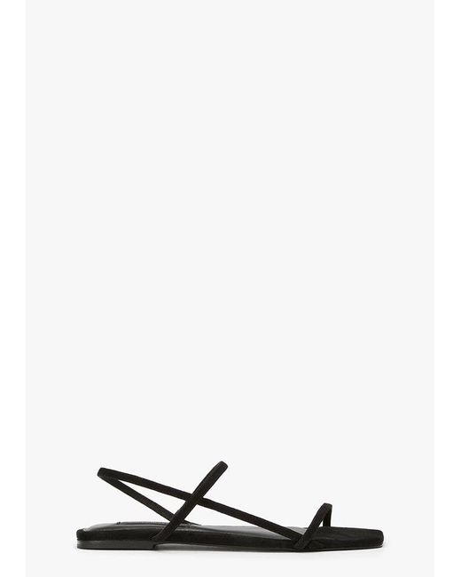 Tony Bianco Women's White Rimini Suede Flat Sandal