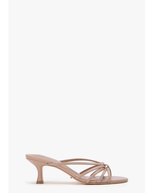 Tony Bianco White Rosa Skin Nappa Dress Sandal