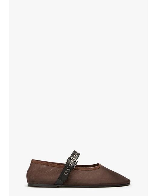 Tony Bianco White Mimzy Choc Netta Casual Flat
