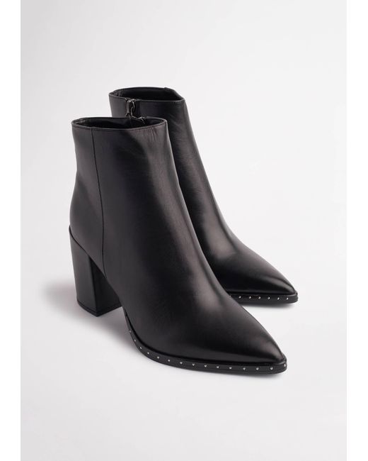 Tony Leather Bailey 8.5cm Boots in Black -