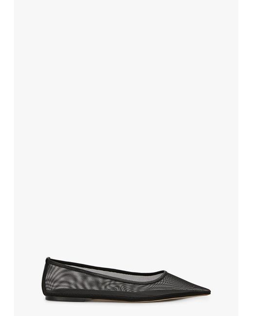 Tony Bianco Black Jammy Nylon Casual Flat