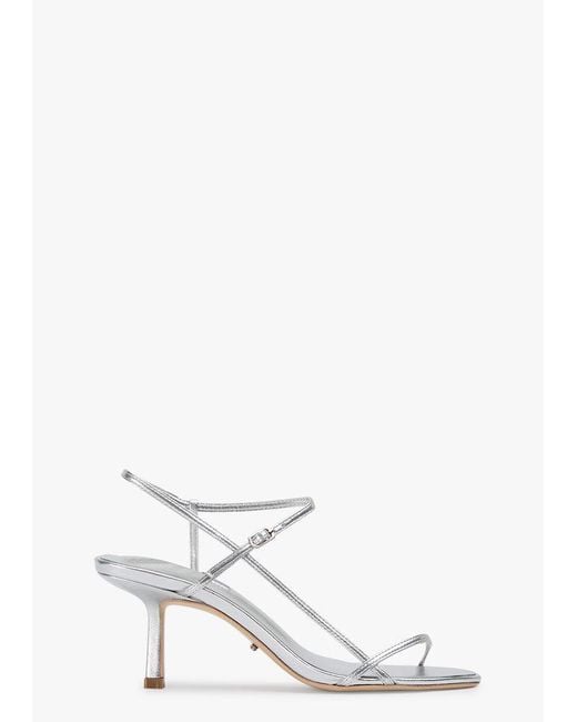 Tony Bianco Women's White Caprice Nappa Metallic Dress Sandal