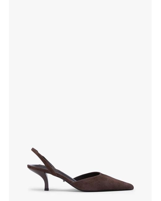 Tony Bianco White Juliette Espresso Suede Dress Shoe