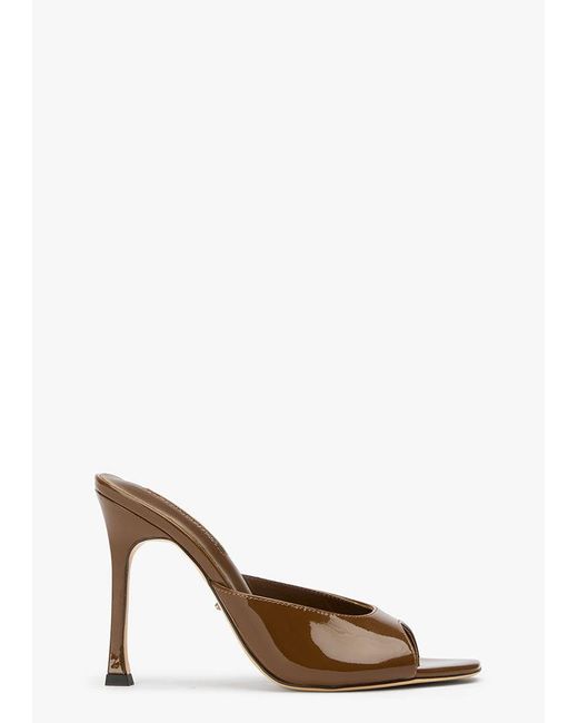 Tony Bianco Multicolor Dreamer Mocha Patent Dress Sandal