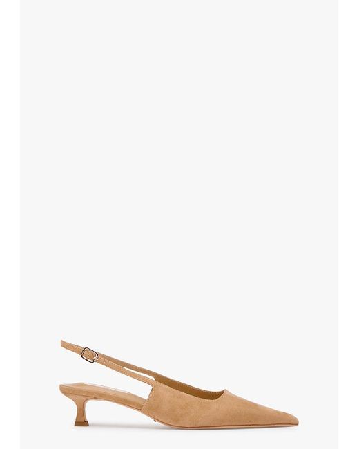 Tony Bianco White Crush Wheat Suede Dress Shoe
