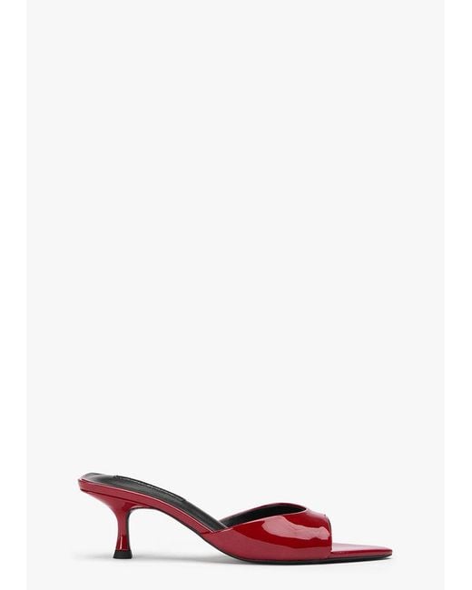 Tony Bianco White Fluke Scarlet Patent Dress Sandal