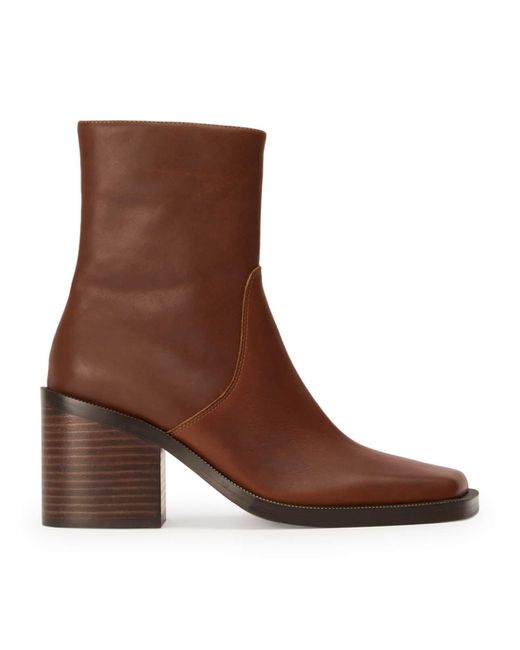 Tony Bianco Prince 8cm Ankle Boots in Brown | Lyst