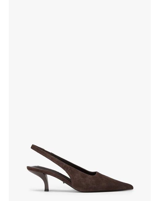 Tony Bianco White Jacki Espresso Suede Dress Shoe