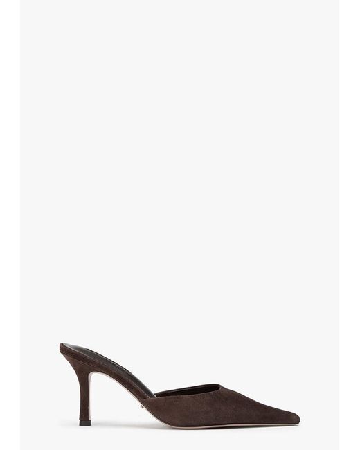 Tony Bianco White Sicily Espresso Suede Dress Shoe