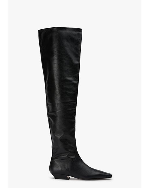 Tony Bianco Black Rally Dress Boot Long