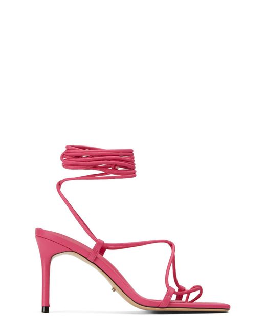 Tony Bianco Leather Clarity 8.5cm Heels in Acid Pink (Pink) Lyst