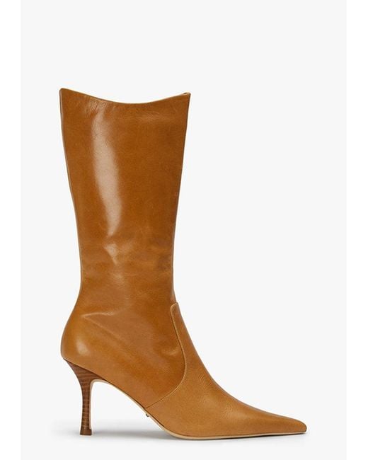 Tony Bianco Women's Brown Sheba Dress Boot Calf