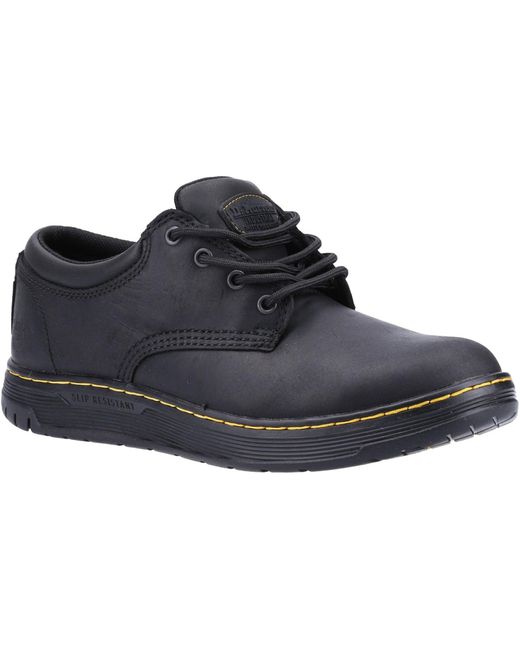 Dr. Martens Leather Unisex Culvert Anti Static Steel Toe Shoes Black 34027 Lyst UK