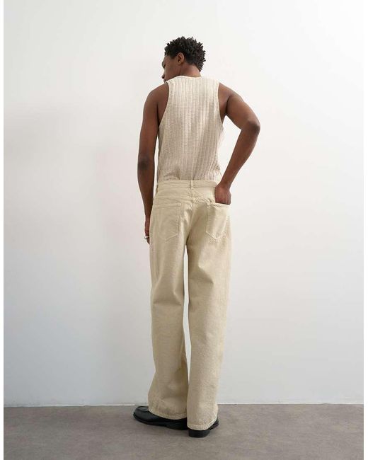 Topman Natural Rigid baggy Jean for men