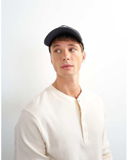 Topman Natural Classic Fit Long Sleeve Rib Henley T-shirt for men