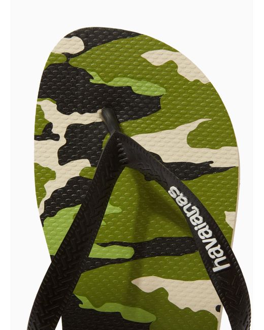 camo havaianas mens
