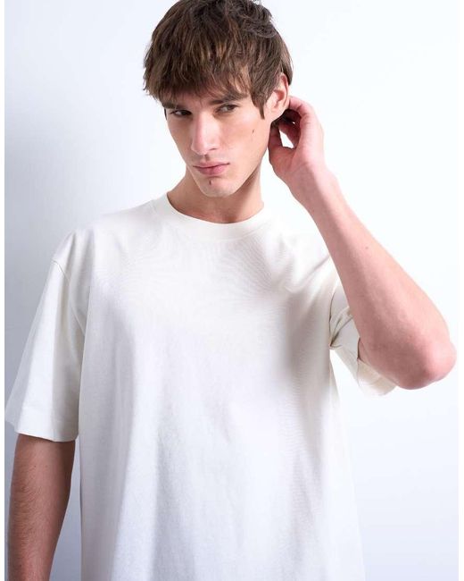 Topman White Relaxed Fit T-shirt for men