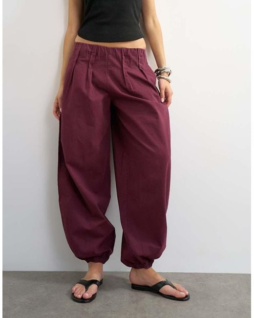 TOPSHOP Multicolor Poplin Balloon Trouser