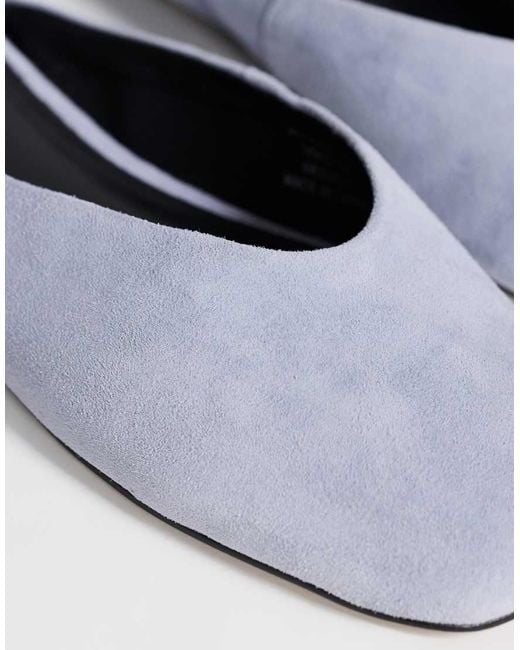 TOPSHOP White Atlas Mule Flat Shoe