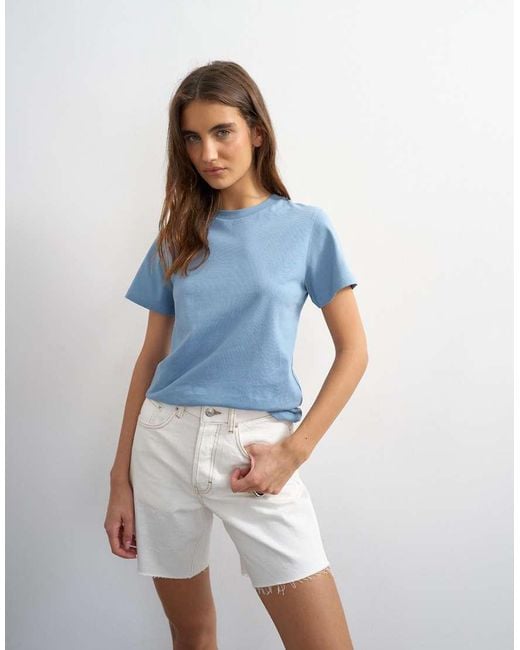 TOPSHOP Blue Classic Tee