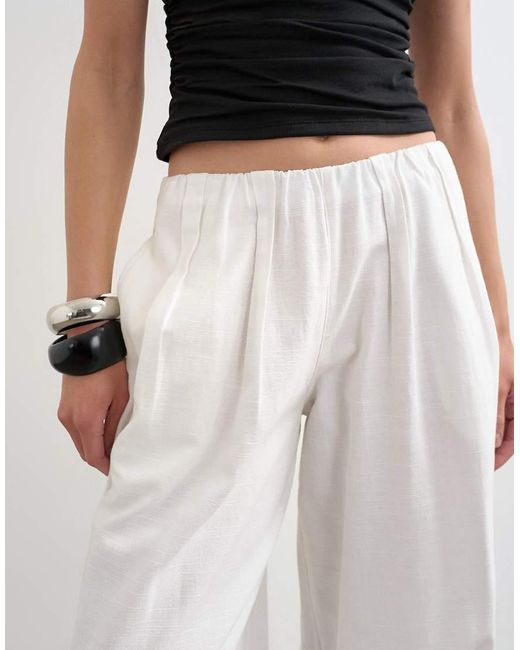 TOPSHOP White Balloon Trouser