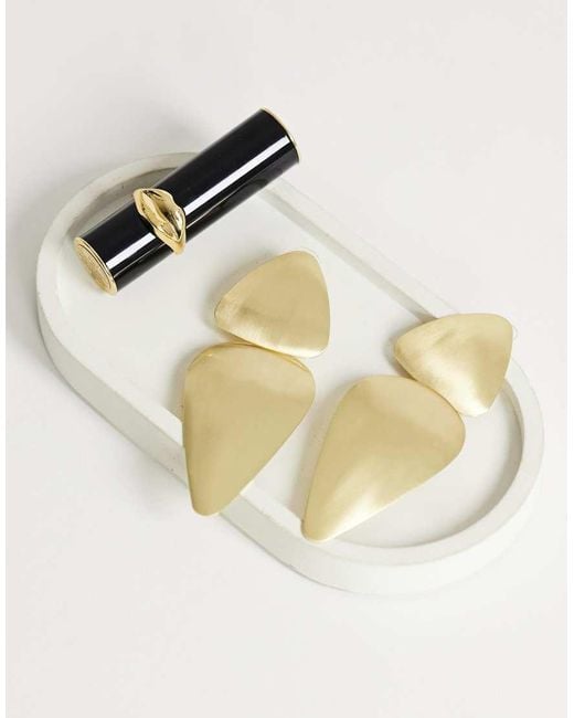TOPSHOP Natural Elliot Statement Stud Earring