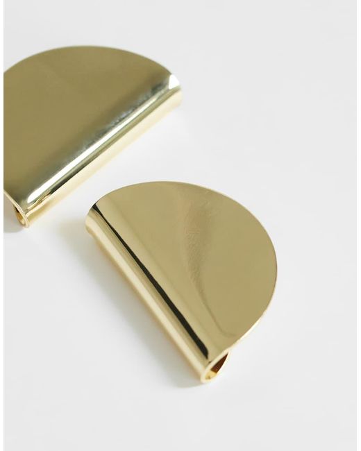 TOPSHOP Natural Della Statement Stud Earrings