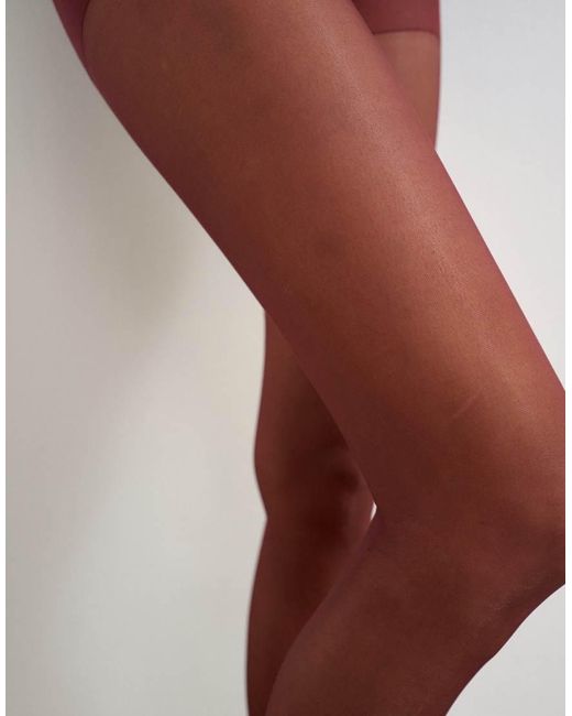 TOPSHOP Brown 2pk 15 Denier Tights