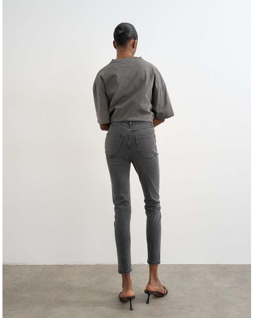 TOPSHOP White Jamie High Rise Skinny Jean