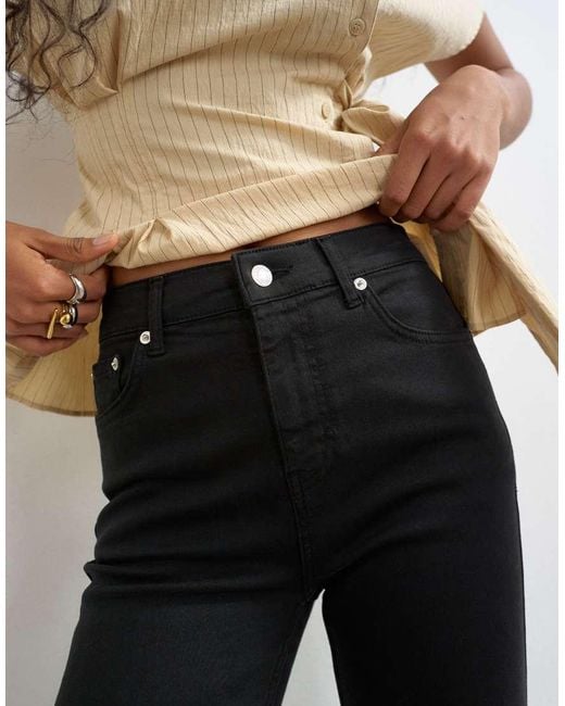 TOPSHOP Natural High Rise Capris Jean