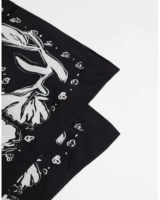 TOPSHOP White Print Waist Belt