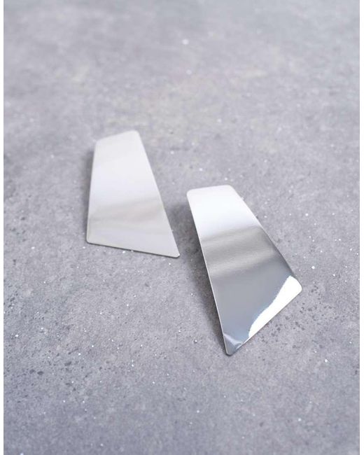 TOPSHOP Blue Emmey Statement Stud Earrings