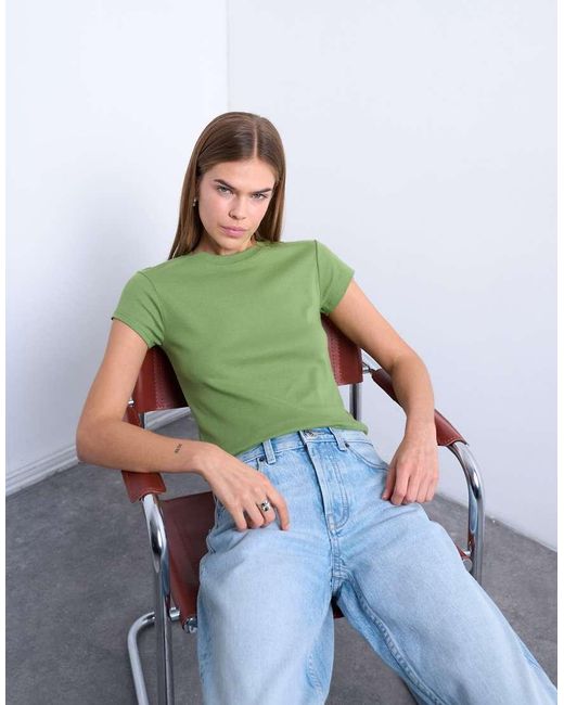 TOPSHOP Green Everyday Tee