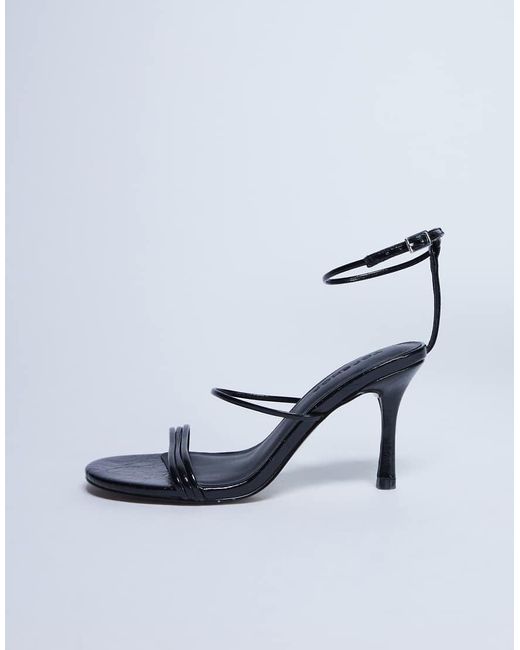 TOPSHOP White Abbie Strappy Heeled Sandal