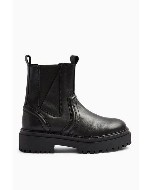 topshop black chelsea boots