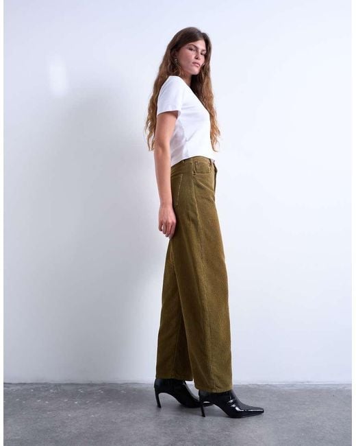 TOPSHOP Multicolor Barrel Mid Rise Jean