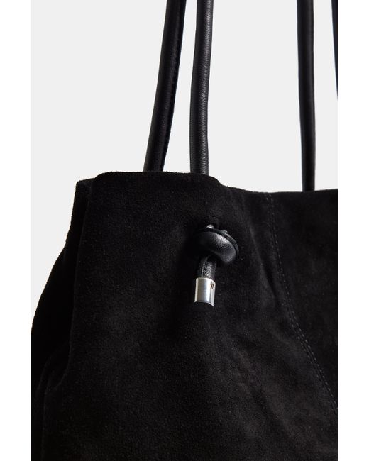 topshop black leather bag