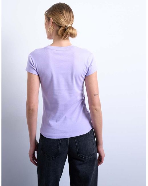 TOPSHOP Purple Everyday Tee