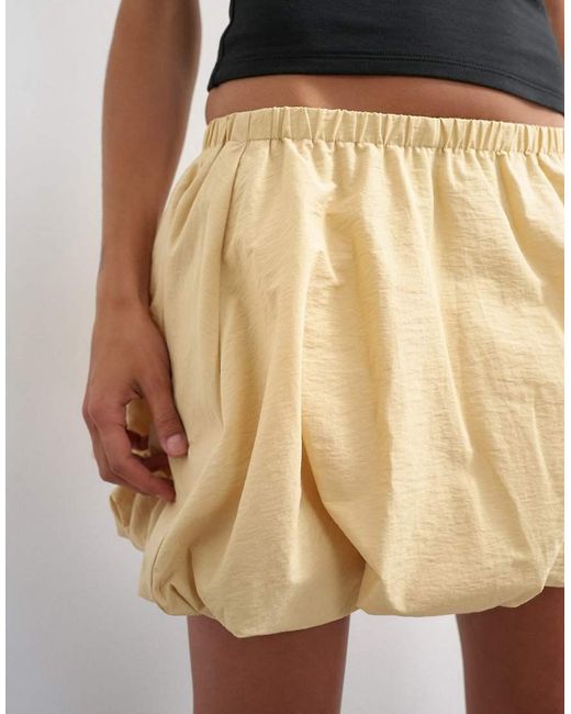 TOPSHOP Multicolor Bubble Hem Mini Skirt