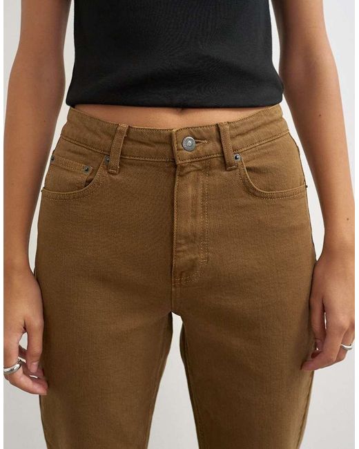 TOPSHOP Multicolor Orson Comfort Stretch Straight Leg Ankle Grazer Jean