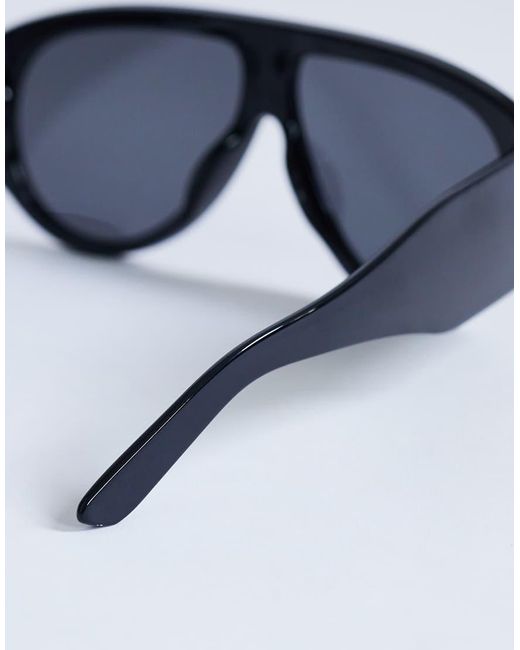 TOPSHOP Blue Zante Aviator Sunglasses
