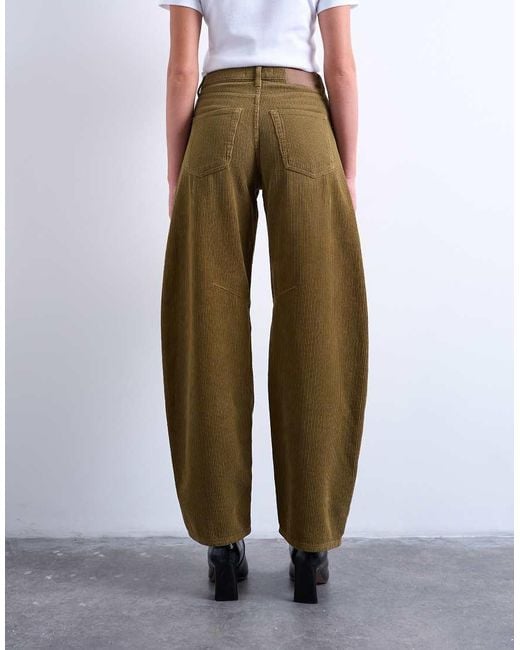 TOPSHOP Multicolor Barrel Mid Rise Jean