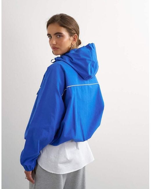TOPSHOP Blue Piping Bomber