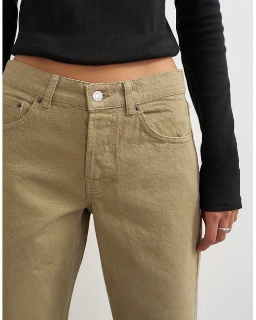 TOPSHOP Multicolor Ember Low Rise Relaxed Straight Jean for men