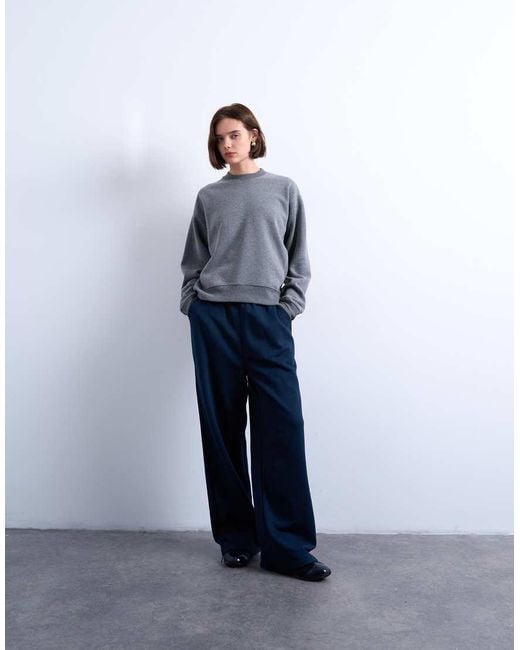 TOPSHOP Gray Ultimate Sweat